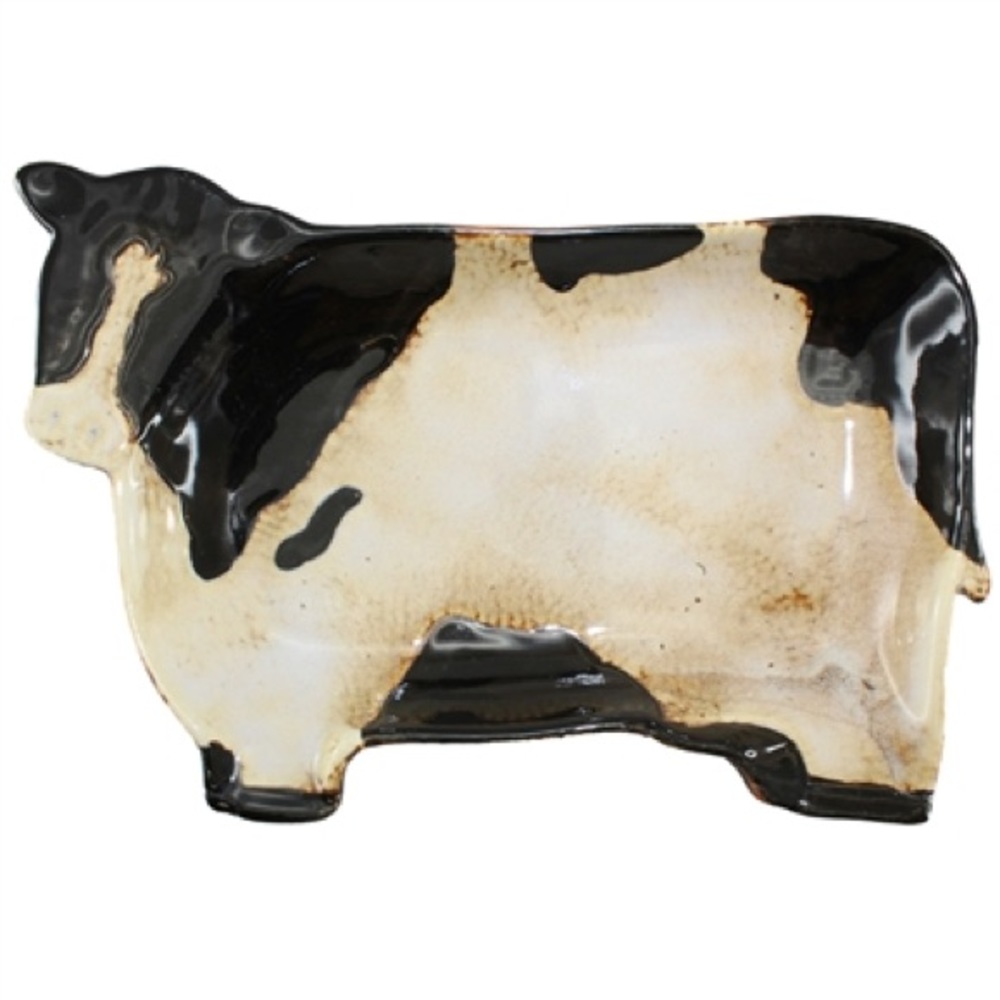 🆕🏬AUCTION PRICE👩🏻‍⚖️KELLY COW CERAMIC TRAY
